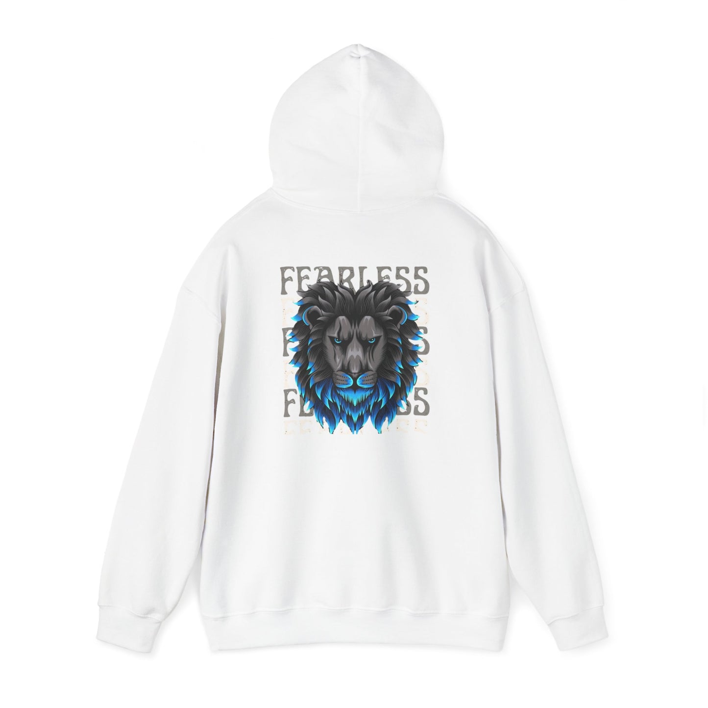 Fearless Lion Hoodie - Unisex Heavy Blend™ Sweatshirt for Bold Statements