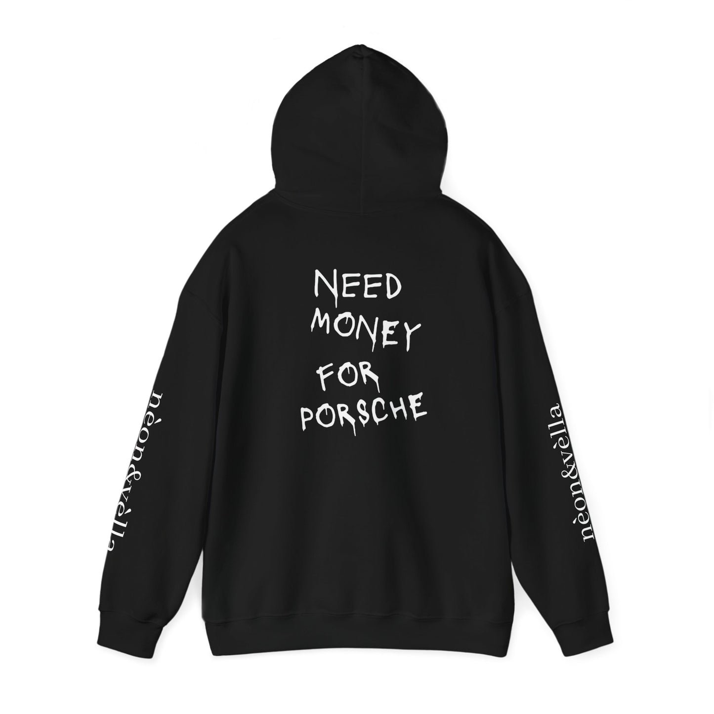 Porsche Enthusiast Hoodie - Need Money for Porsche - Unisex Heavy Blend Sweatshirt