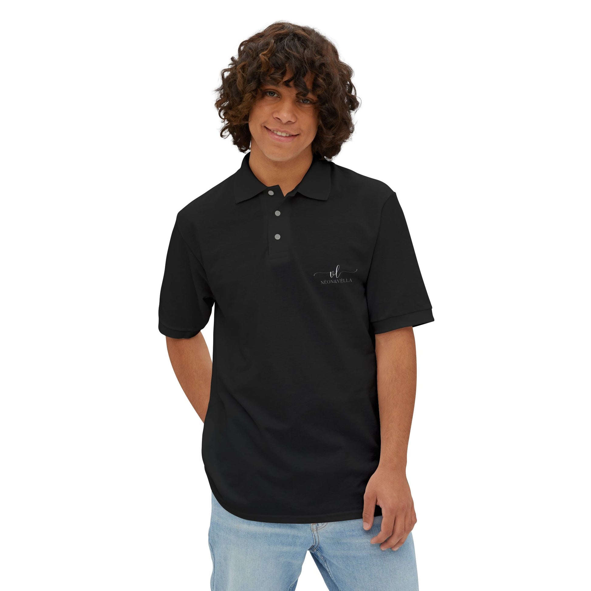 Stylish Men's Piqué Polo | Casual Wear, Office Attire, Everyday Comfort, Gifting for Holidays, Summer Wardrobe Essential