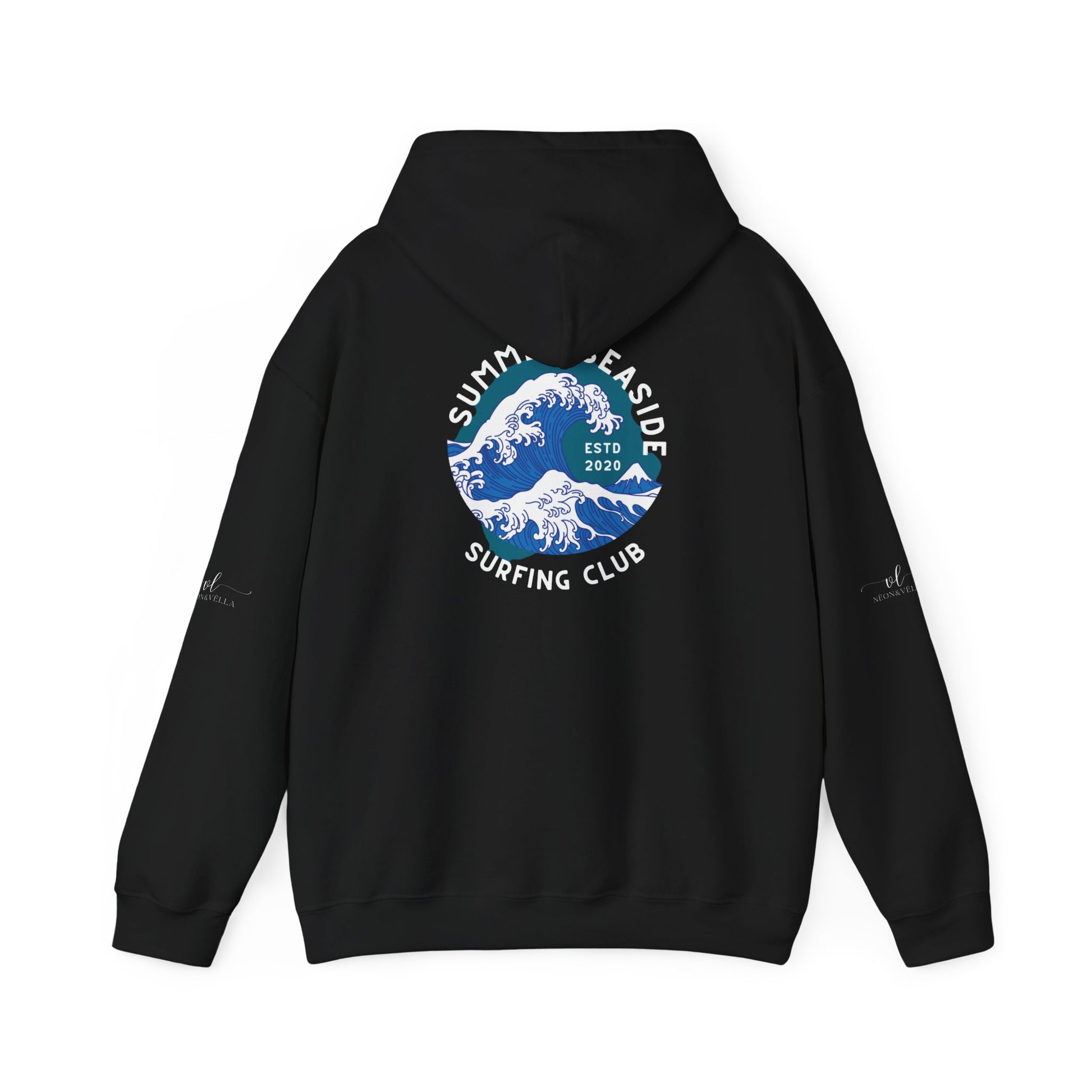 Surf Club Hoodie - Unisex Heavy Blend™ Sweatshirt, Beachwear, Surfing Apparel, Gift for Surfers, Summer Vibes