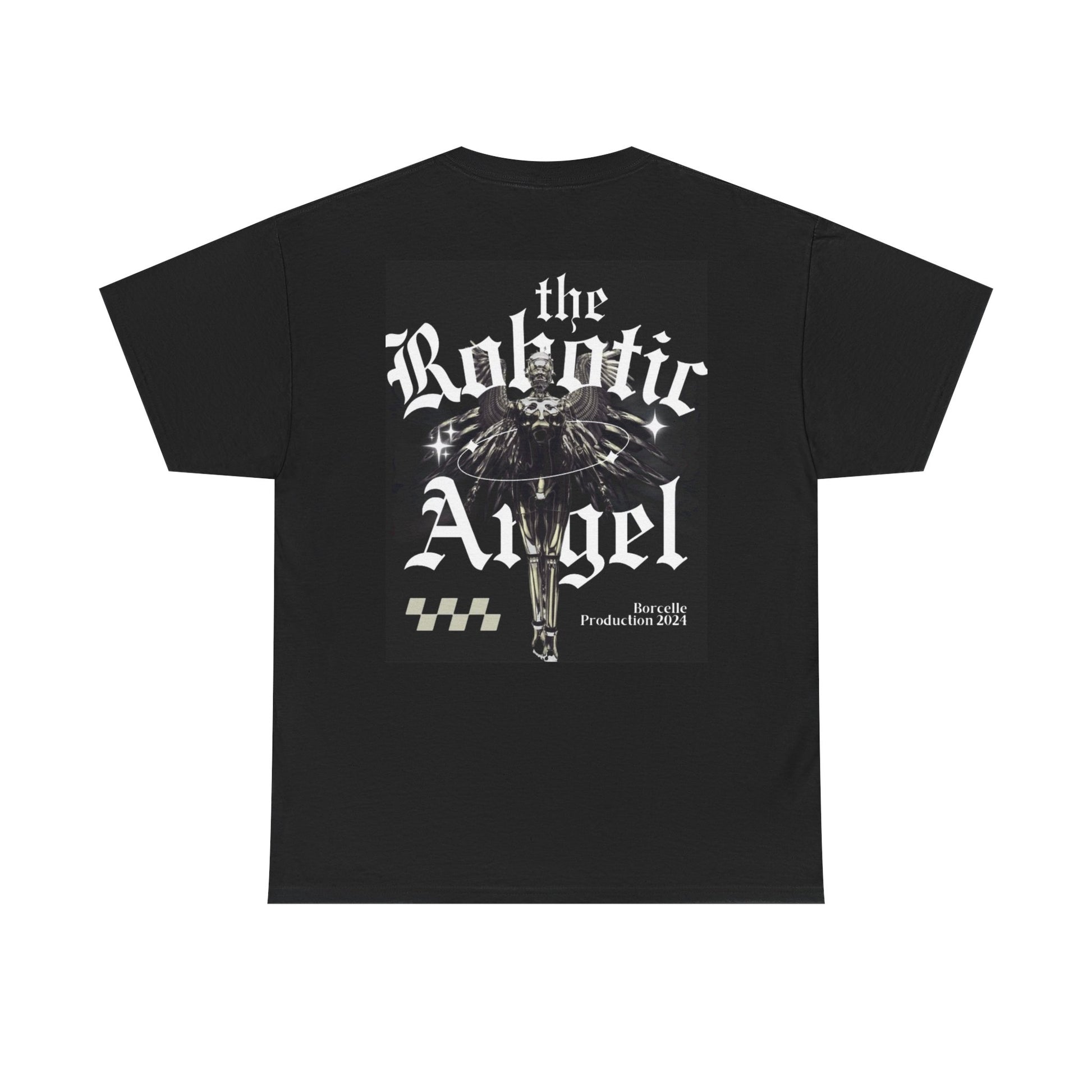 Tokyo Robotic Angel Heavy Cotton Tee - Unisex Graphic T-Shirt for Car Lovers