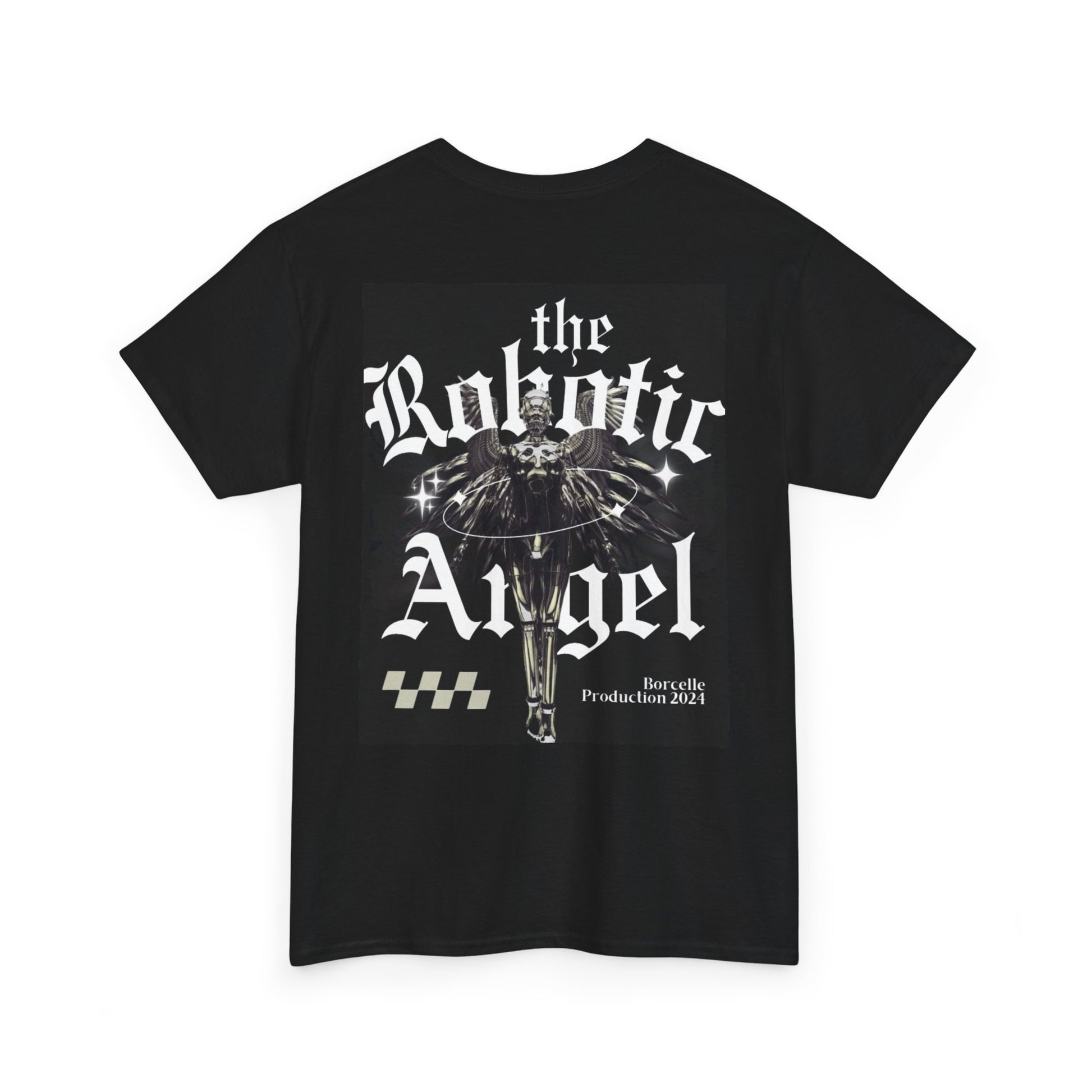 Tokyo Robotic Angel Heavy Cotton Tee - Unisex Graphic T-Shirt for Car Lovers